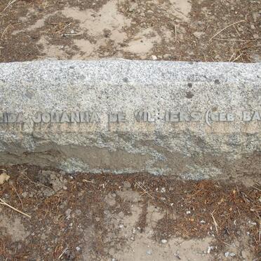 VILLIERS Alida Johanna, de nee BASSON