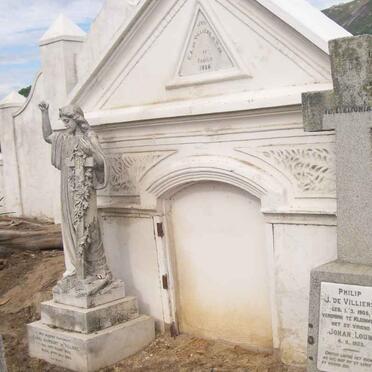 VILLIERS, de family grave