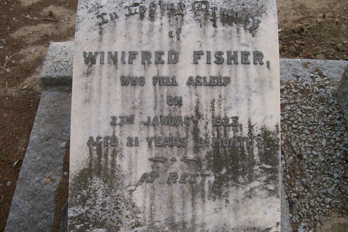 FISHER Winifred -1923