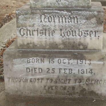 LOUBSER Norman Christie 1913-1914