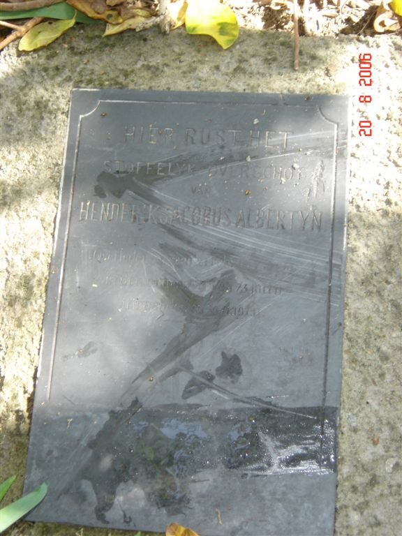 ALBERTYN Henderik Jacobus