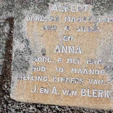 BLERK Albert, van -1914 :: VAN BLERK Anna -1914