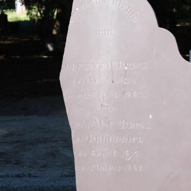 BRINK Lodewyk J. 1824-1887 &amp; Anna M.C. BROODRICH 1817-1885