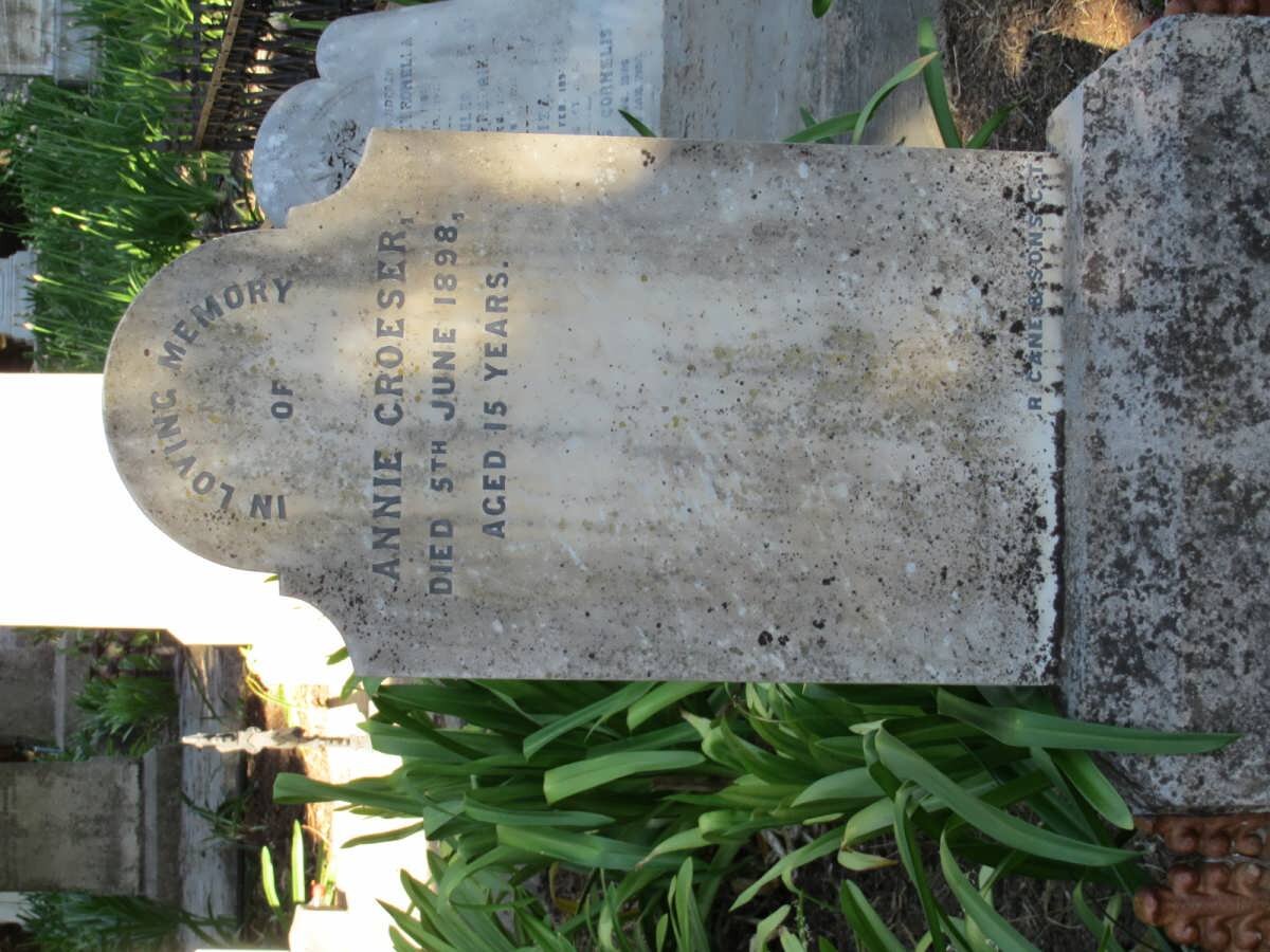 CROESER Annie -1898