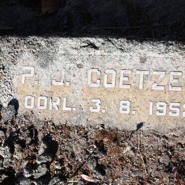 COETZEE P.J. -1952
