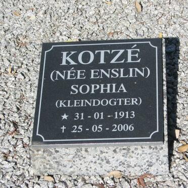 ENSLIN :: KOTZÉ