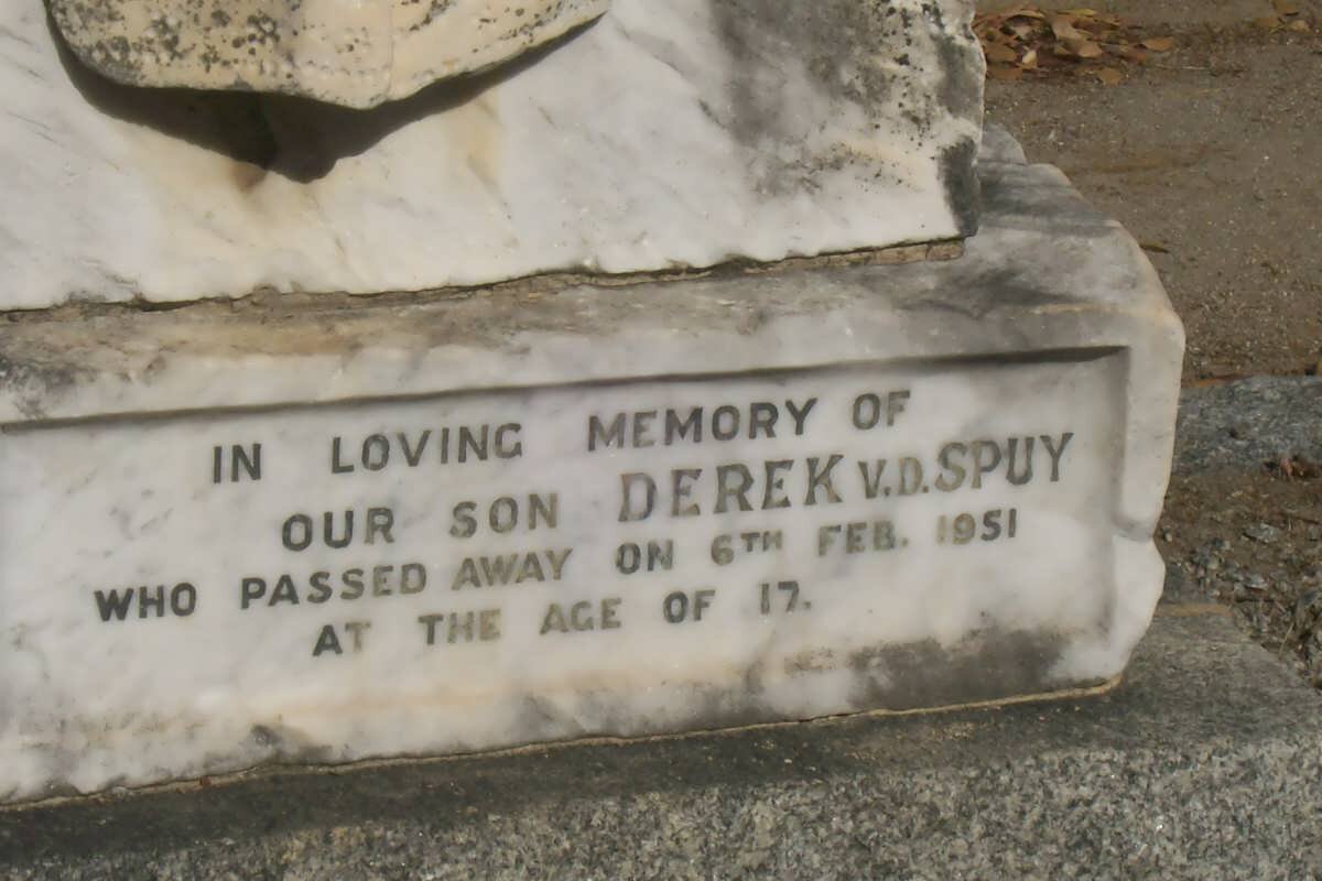 HOFFMAN Derek v.d. Spuy -1951