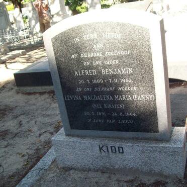 KIDD Alfred Benjamin 1889-1962 &amp; Levina Magdalena Maria KIRSTEN 1891-1964 :: KIDD Ferdie 1920-1989 