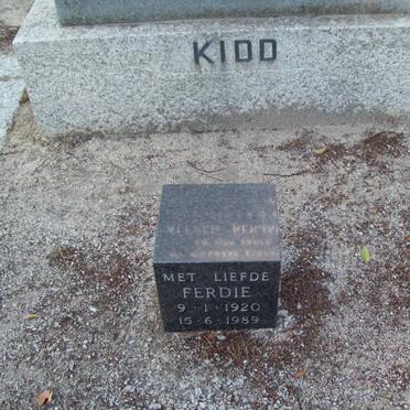 KIDD Ferdie 1920-1989