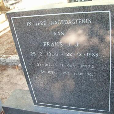 KIRSTEN Frans J.J. 1905-1983 &amp; Magdalena Susanna BASSON 1907-1982 