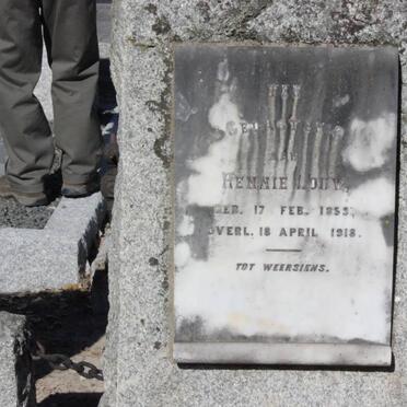 LOUW Hennie 1853-1918