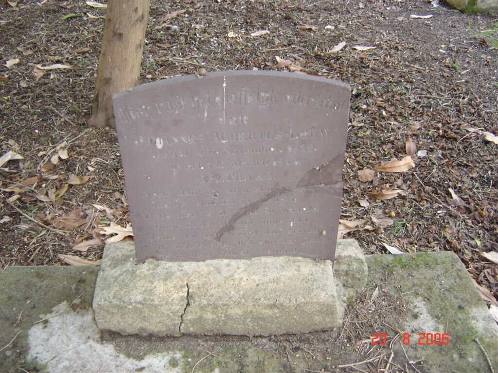 LOUW Johannes Albertus 1820-1874