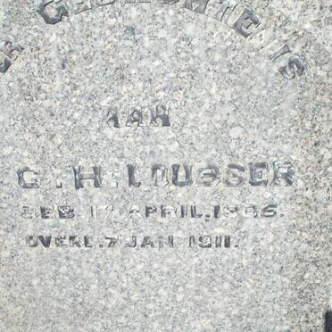LOUBSER C.H. 1865-1911 &amp; E.J. BASSON 1872-1910