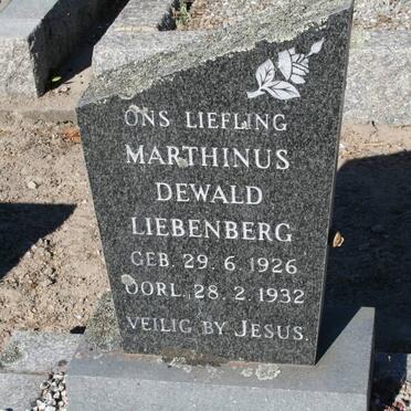 LIEBENBERG Marthinus Dewald 1926-1932