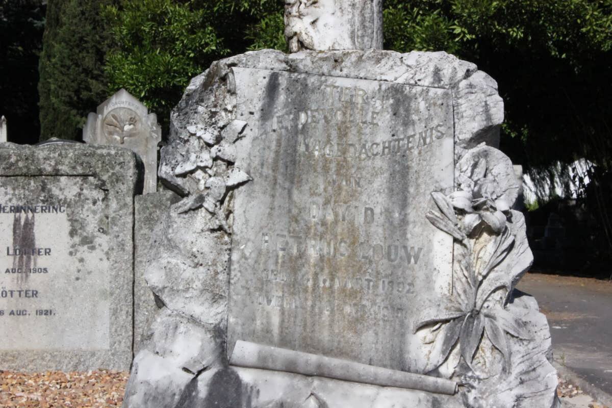 LOUW David Petrus 1892-1915 :: LOTTER ? -1905 :: LOTTER ? -1921