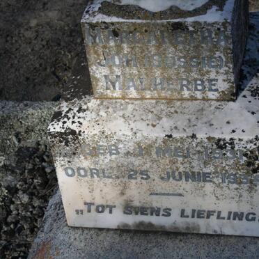 MALHERBE Margaretha Johanna 1931-1934