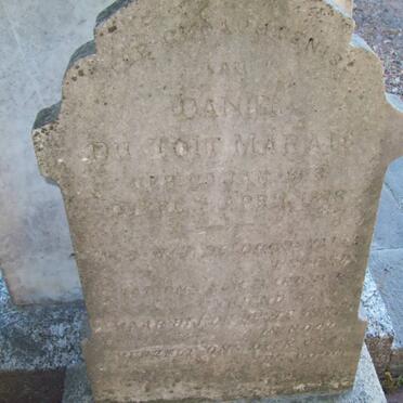 MARAIS Daniel du Toit 1863-1878
