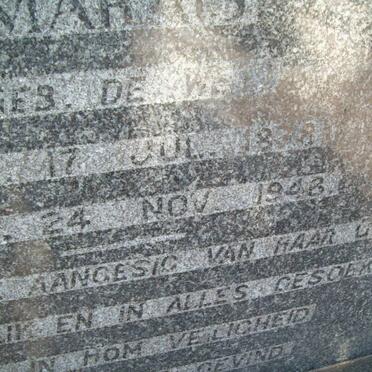 MARAIS Catharina Susanna nee DE WET 1878-1948