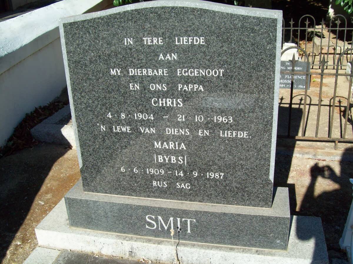 SMIT Chris 1904-1963 &amp; Maria 1909-1987