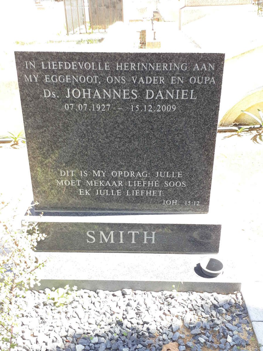 SMITH Johannes Daniel 1927-2009