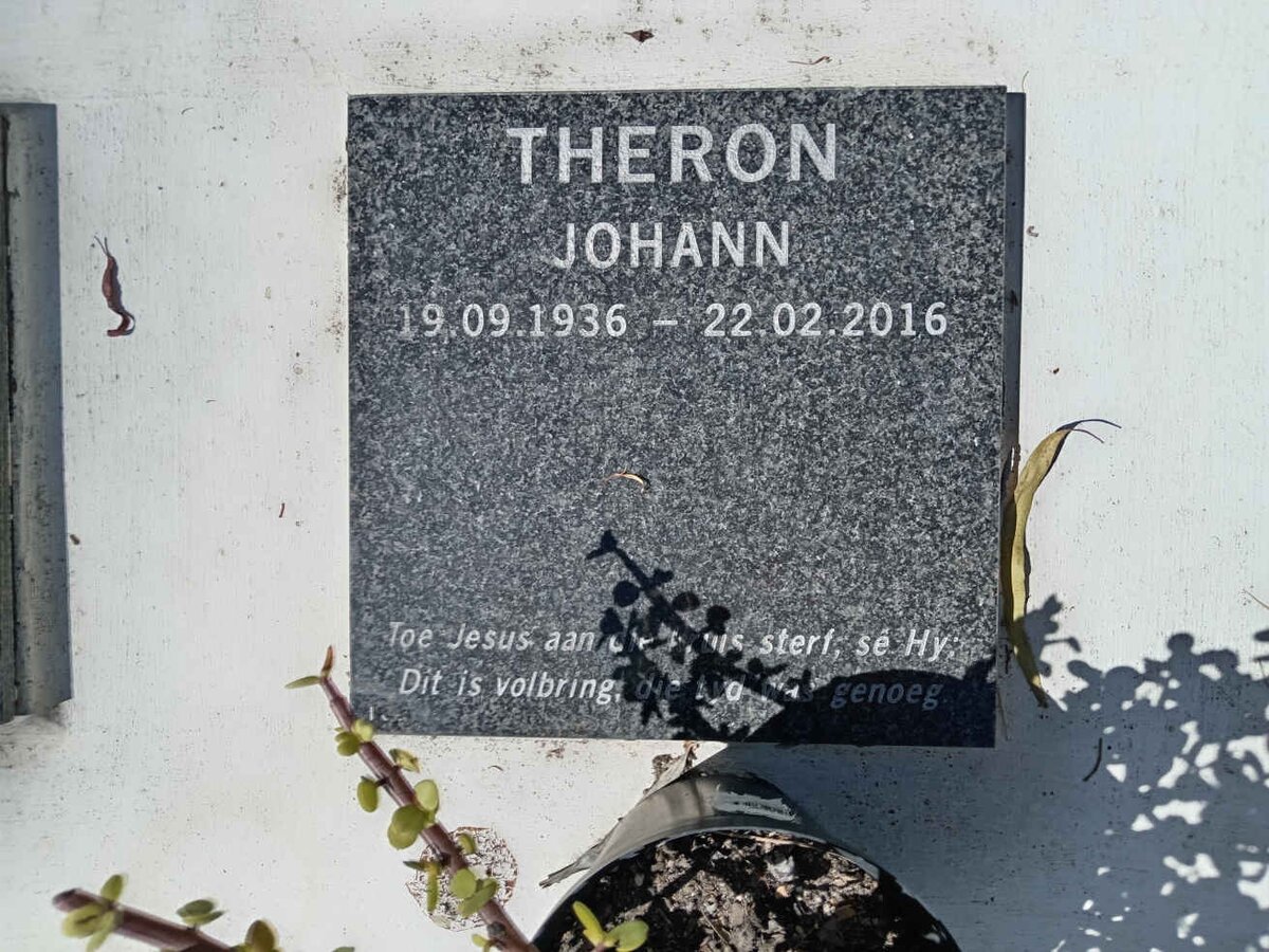 THERON Johann 1936-2016