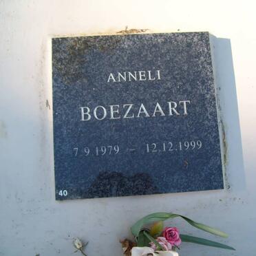 BOEZAART Anneli 1979-1999