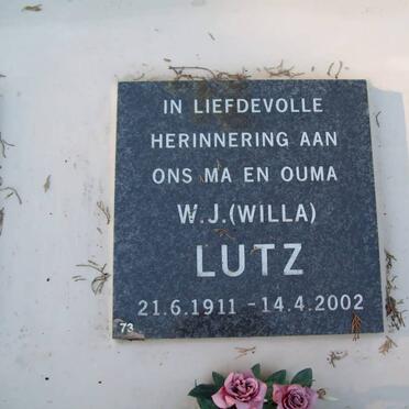 LUTZ W.J. 1911-2002