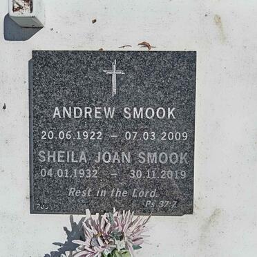 SMOOK Andrew 1922-2009 &amp; Sheila Joan 1932-2019