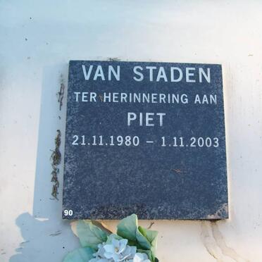 STADEN Piet, van 1980-2003