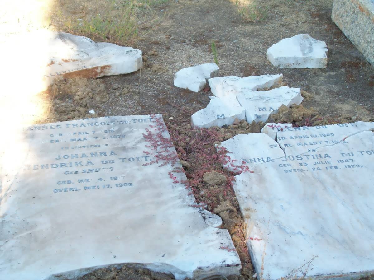 TOIT Albertus Johannes Francois, du 1816-1878 &amp; Johanna Hendrika SMUTS 1817-1908