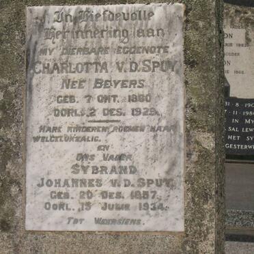 WESSELS :: VAN DER SPUY