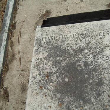 ZUIDMEER Henrietha H. 1894-1969