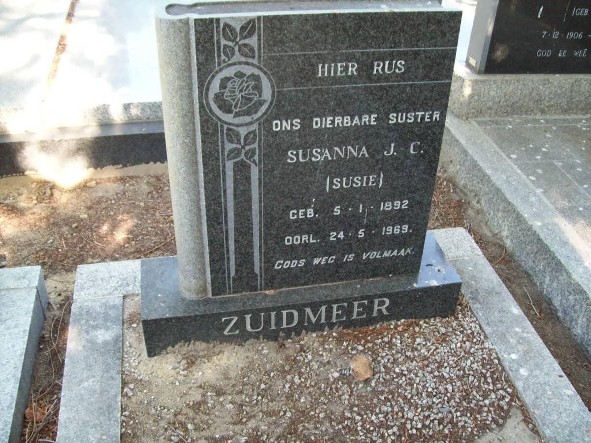 ZUIDMEER Susanna J.C. 1892-1969