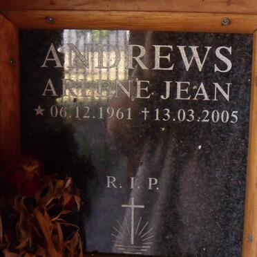 ANDREWS Arlene Jean 1961-2005