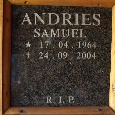 ANDRIES Samuel 1964-2004