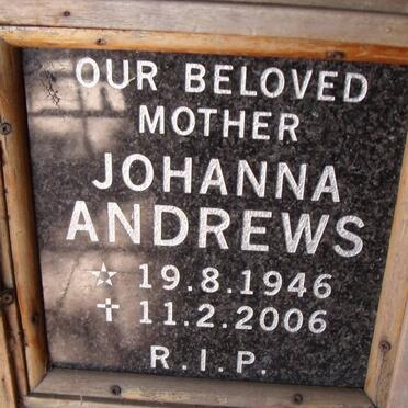 ANDREWS Johanna 1946-2006