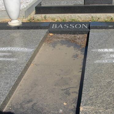 BASSON Johannes 1930-198? &amp; Maria Christine CHRISTINE 1931-1998