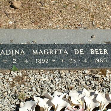 BEER Adina Magreta, de 1892-1980