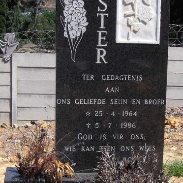 BESTER Barend 1964-1986