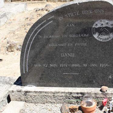 BERG Danie, van den 1915-1956