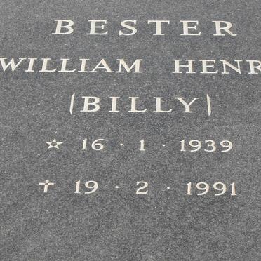 BESTER William Henry 1939-1991