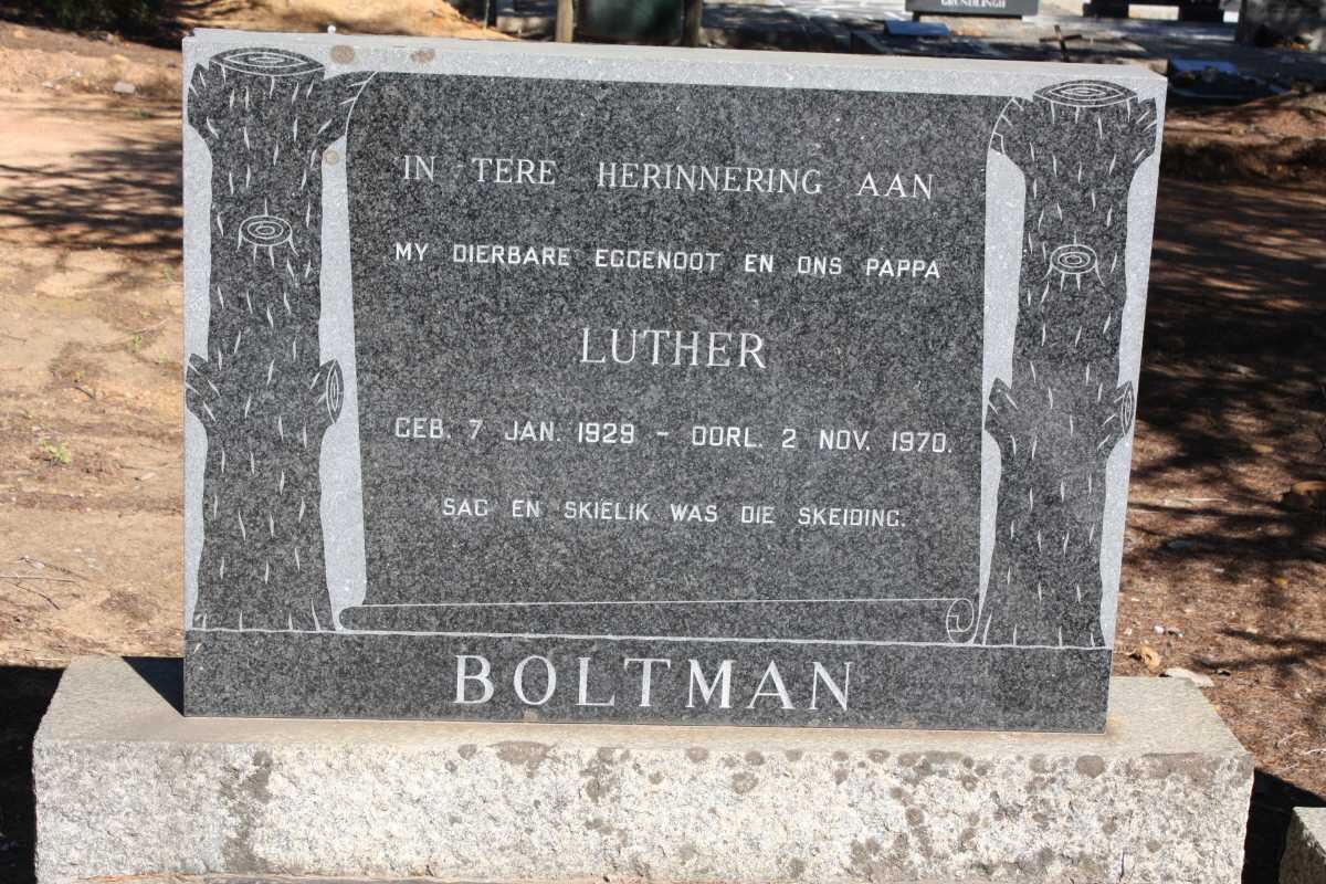 BOLTMAN Luther 1929-1970 