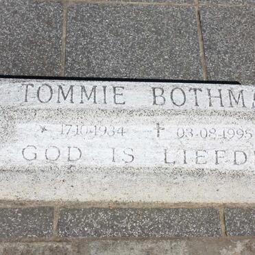 BOTHMA Tommie 1934-1995