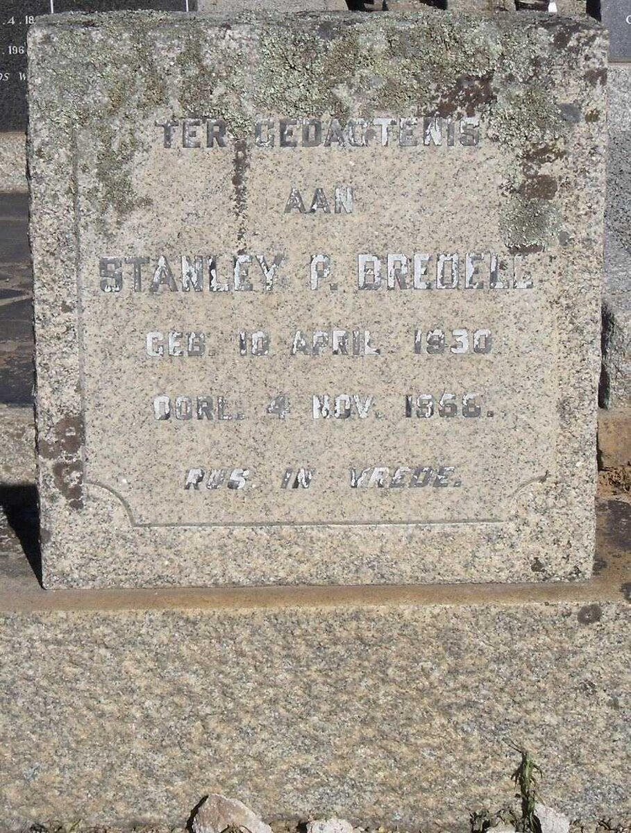 BREDELL Stanley P. 1930-1958