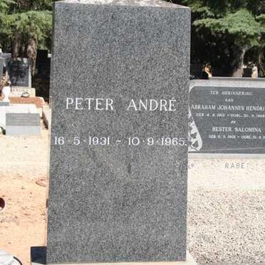 BRINK Peter André 1931-1965