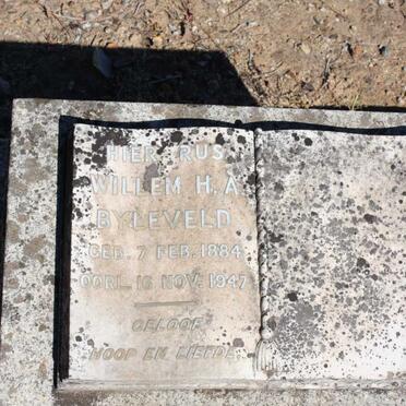 BYLEVELD Willem H.A. 1884-1947