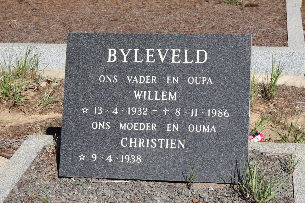 BYLEVELD Willem 1932-1986 &amp; Christien 1938-
