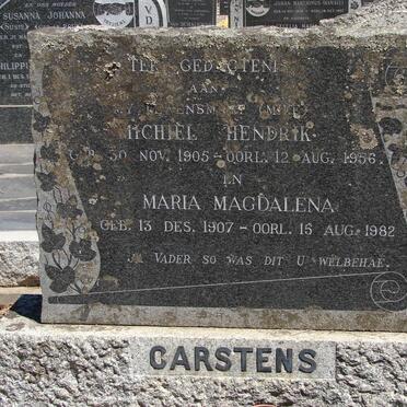 CARSTENS Michiel Hendrik 1905-1956 &amp; Maria Magdalena 1907-1982