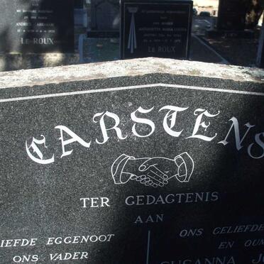 CARSTENS Johannes Petrus 1901-1971 &amp; Susanna Johanna 1910-2003