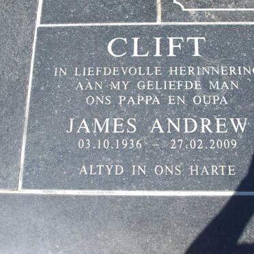 CLIFT James Andrew 1936-2009